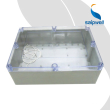 Saip / Saipwell 380 * 260 * 140 mm La Chine fabrique une enceinte en plastique extérieure transparente